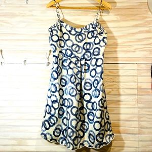 Juicy Couture Silk Circle Print Dress - Size 8